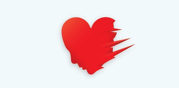 Red White Blue Face Logo - Heart + Face + Ice Logo Design | LogoMoose - Logo Inspiration