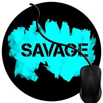 Savage Word Logo - Amazon.com : Mouse Pad Gaming Blue Savage Word, Non Slip Mouse Mat ...