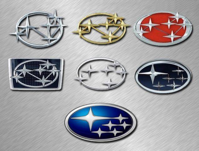 Subaru Stars Logo - Six stars that have always graced the Subaru logos represent