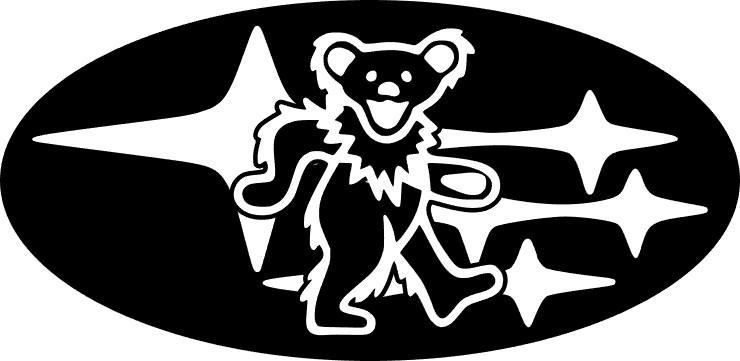 Subaru Stars Logo - NEW!* Grateful Dead Dancing Bear in Subaru Stars Subaru Emblem
