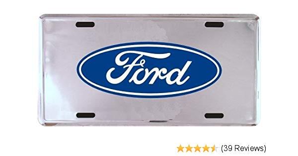 New Ford Logo - Amazon.com: Ford Logo License Plate: Automotive