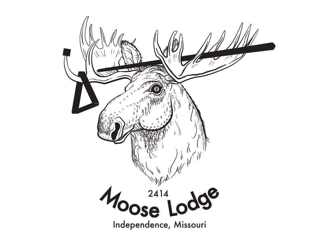 Moose Lodge Logo - moose lodge logo | Logo for Moose Lodge pool team | MOOSE | Moose ...