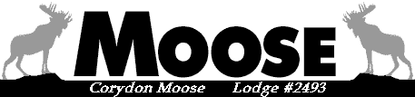 Moose Club Logo - 2493