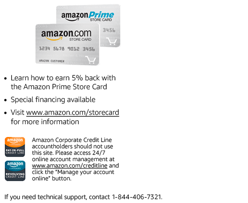 www Amazon Com Logo - Manage Your Amazon Credit Card Account