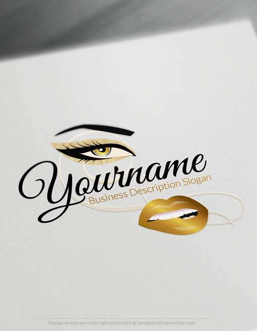 Face Shadow Company Logo - Create Your Own face Logo Free with makeup Logo maker