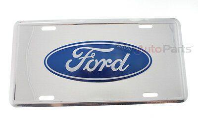 New Ford Logo - NEW!!! FORD LOGO License Plate Aluminum Stamped Embossed Metal ...