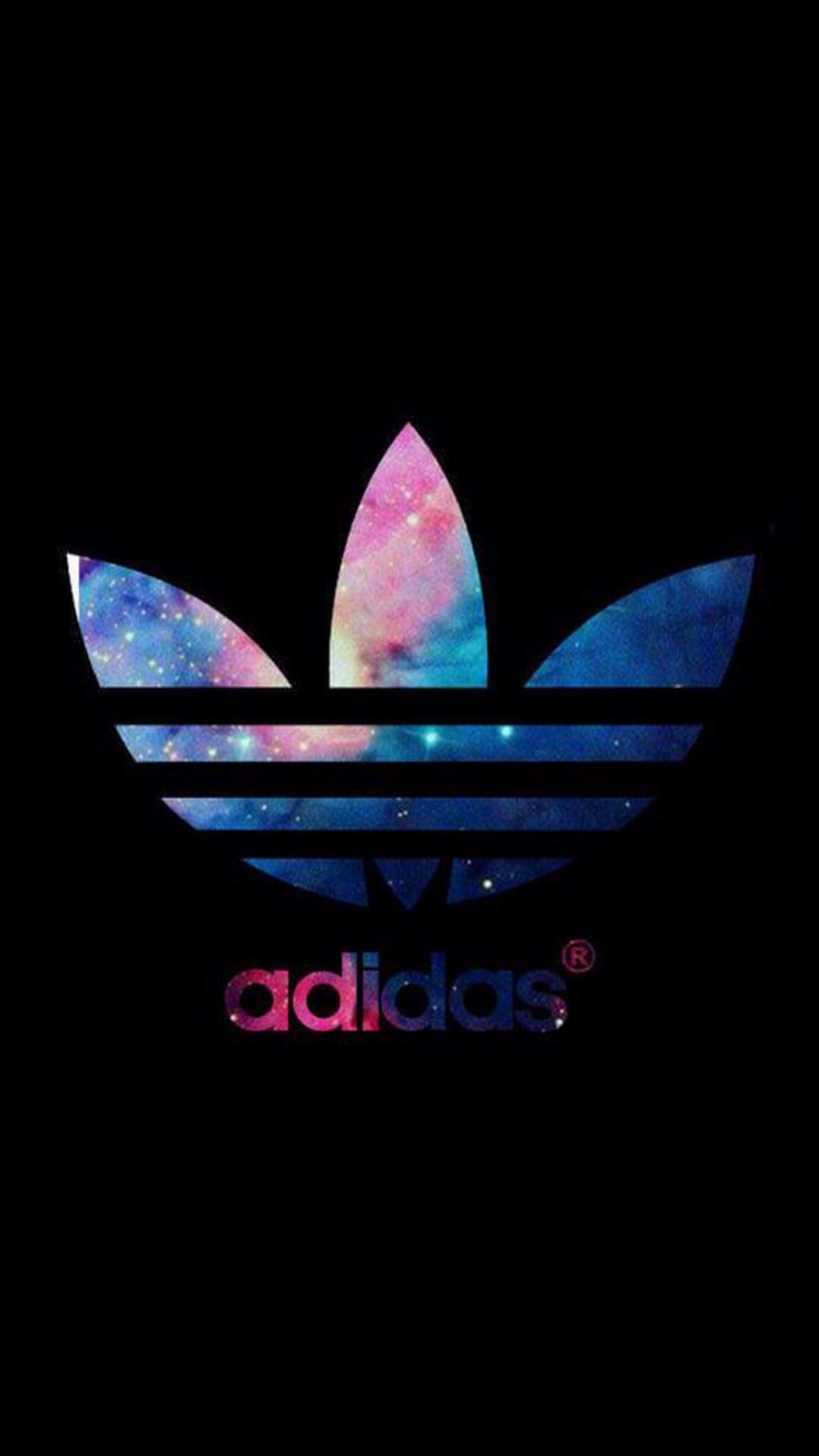 Dope Galaxy Logo - of my favorite stuff: galaxy & Adidas. Wallpaper Ideas