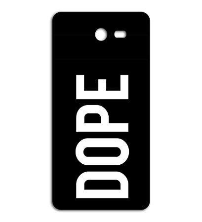 Dope Galaxy Logo - Happoz DOPE quote Samsung Galaxy J5 2017 back: Amazon.in: Electronics