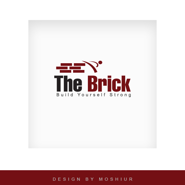 Brick Logo - Upmarket, Modern, Fitness Logo Design for The Brick