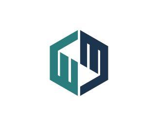 WM Logo - letter wm Designed