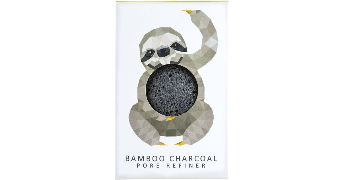 Face Shadow Company Logo - Rainforest Sloth Mini Face Puff with Bamboo Charcoal Verde