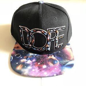 Dope Galaxy Logo - DOPE Galaxy Stars & Space Snapback Hat EDM Festival Rave Hat Flat