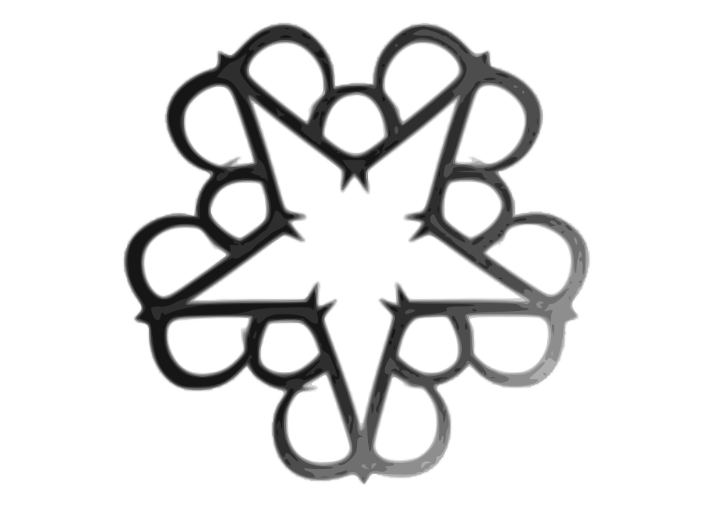 BVB Logo - File:Black Veil Brides star logo 2.svg