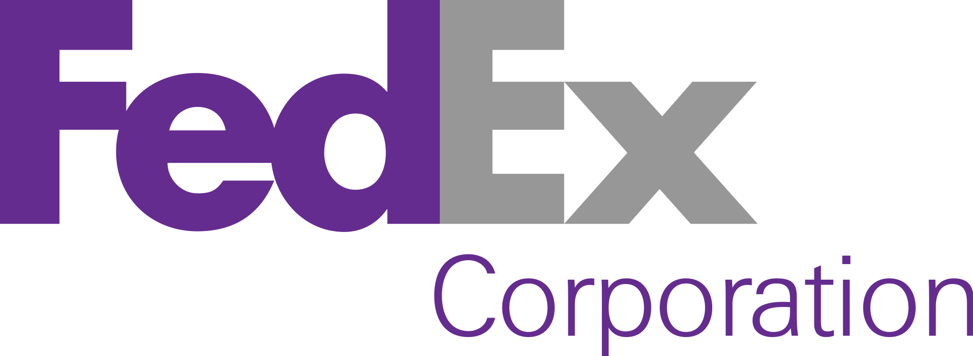 Purple Corporate Logo - FedEx Corporation logo.svg