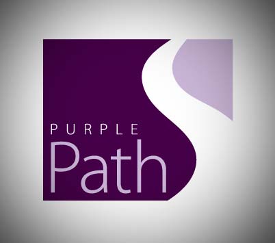 Purple Corporate Logo - PURPLE PATH // LOGO & CORPORATE ID // BRANDING