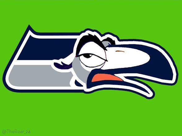 Funny Seahawks Logo - Seattle seahawks old Logos
