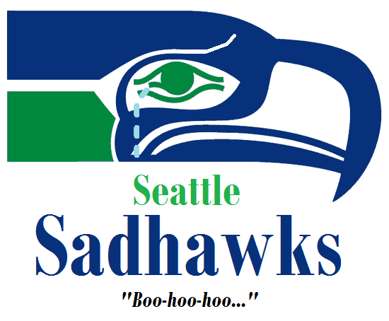 Funny Seahawks Logo - These logo spoofs are really not that funny