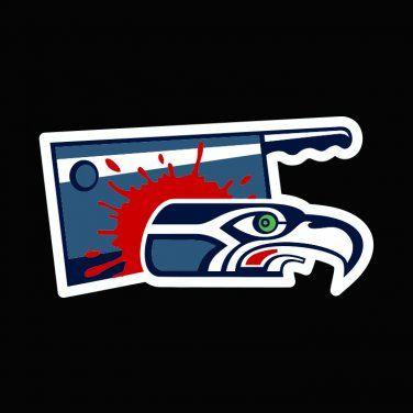 Funny Seahawks Logo - Funny Seahawks Decal
