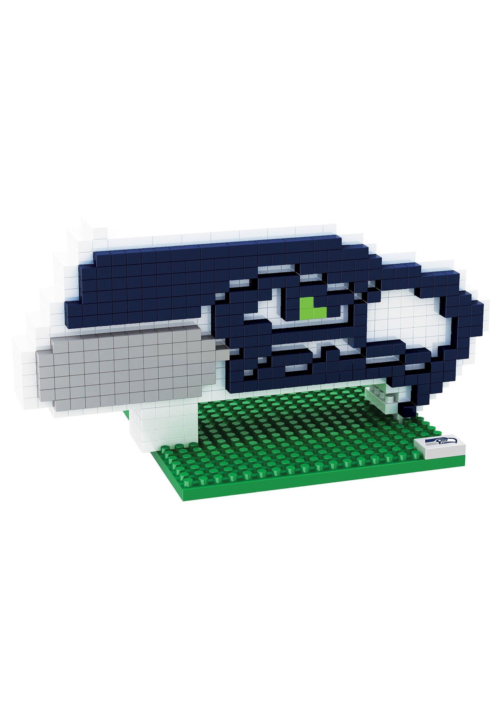 Funny Seahawks Logo - Seattle Seahawks NFL Logo BRXLZ 3D Puzzle