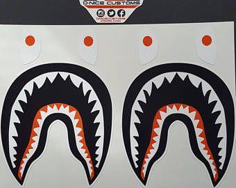 Blue BAPE Shark Logo - Bape Shark Stencil | Etsy