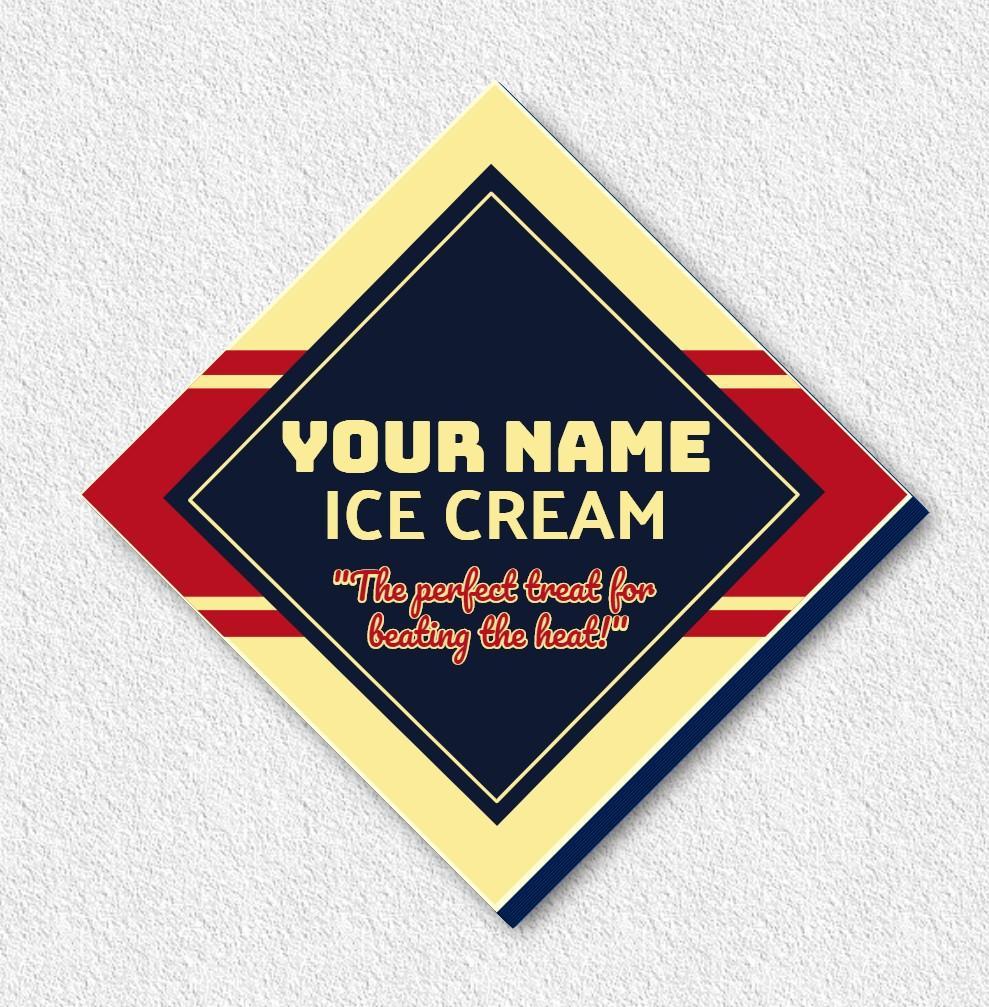 Lit Diamond Logo - Buy Ice Cream Lit Signs | Shop, Price and Customize Ice cream Signs ...