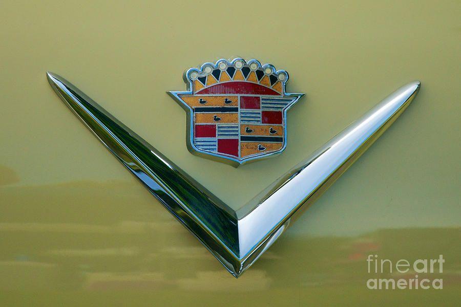 1950 Cadillac Logo - 1950 Cadillac Coupe De Ville Hood Ornament Photograph by Mark ...