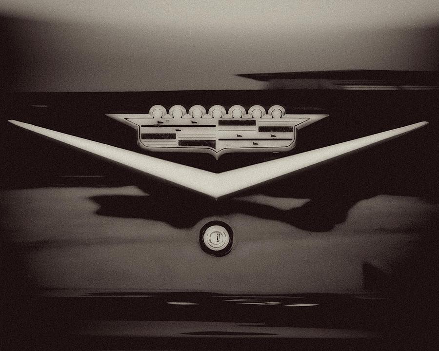 1950 Cadillac Logo - Vintage Cadillac Emblem Photograph by Lisa Russo