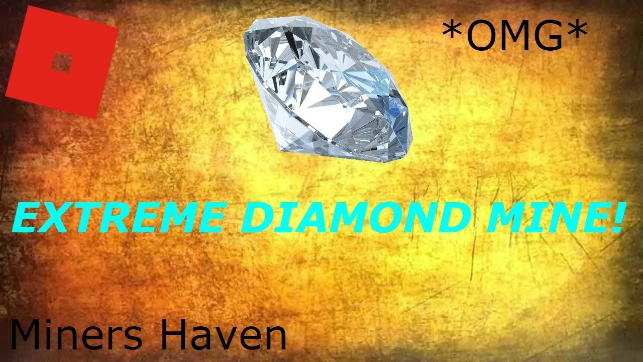 Lit Diamond Logo - ROBLOX. Miners Haven. EXTREME DIAMOND MINE (*LIT*)
