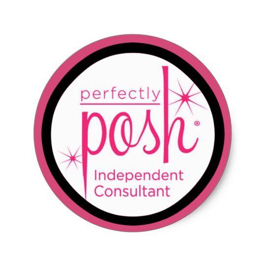Perfectly Posh Logo - Perfectly Posh Independant Consultant Sticker | Zazzle.co.uk
