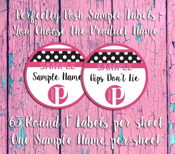 Perfectly Posh Logo - Perfectly Posh Round Sample Labels with Sample Names, new posh logo ...
