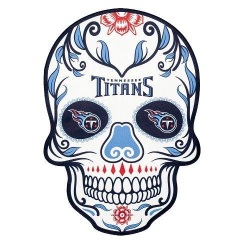 NFL Titans Logo - NFL Tennessee Titans Small Outdoor Skull Decal : Target