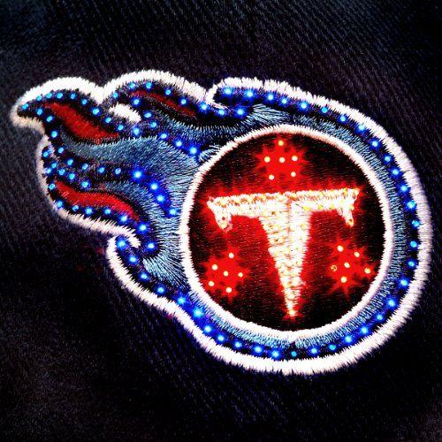 NFL Titans Logo - Amazon.com : NFL Tennessee Titans LED Light-Up Logo Adjustable Hat ...