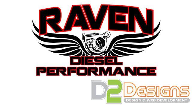 Diesel Performance Logo - Raven Diesel Performance Logo - D2 Designs, LLC