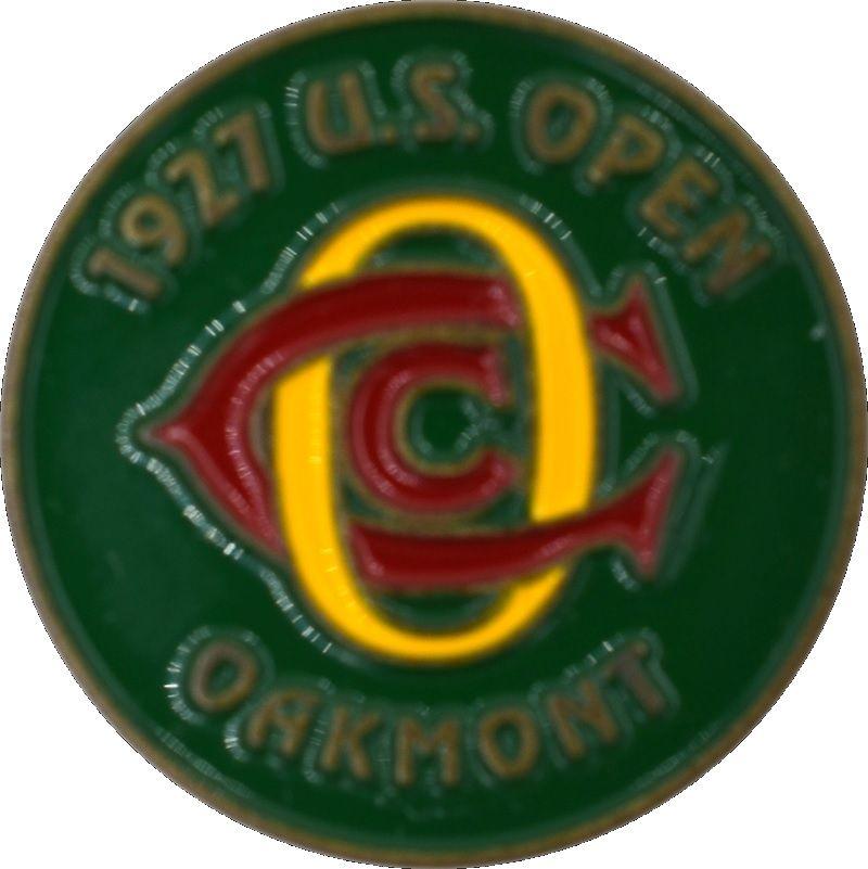 Flat Ball Logo - 1927 US OPEN (Oakmont) FLAT Logo Golf Ball Marker (Won by Tommy ...