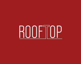 Rooftop Logo - Rooftop typography Designed