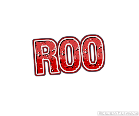 Roo Logo - Roo Logo | Free Name Design Tool from Flaming Text