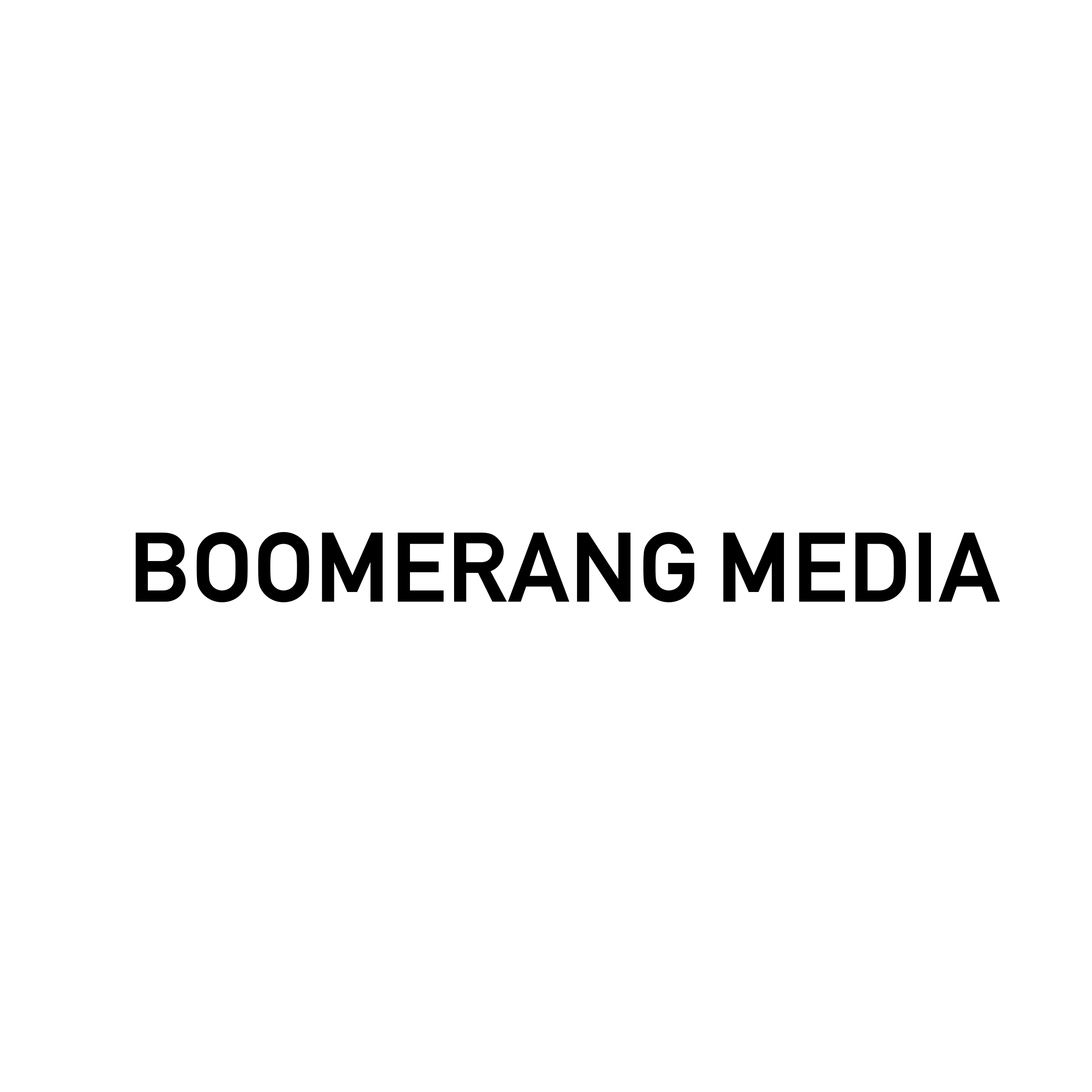 Black Boomerang Logo - Boomerang Media Logo PNG Transparent & SVG Vector - Freebie Supply