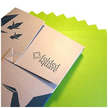 Pantone 390 Green and Grey Logo - Green Origami Paper | 100 Sheets, 15cm Square | Pantone 390: Amazon ...