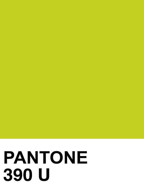 Pantone 390 Green and Grey Logo - peridot. Color. Farben, Deko
