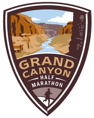 Grand Canyon Transparent Logo - Grand Canyon Half Marathon Sticker – Vacation Races Merchandise