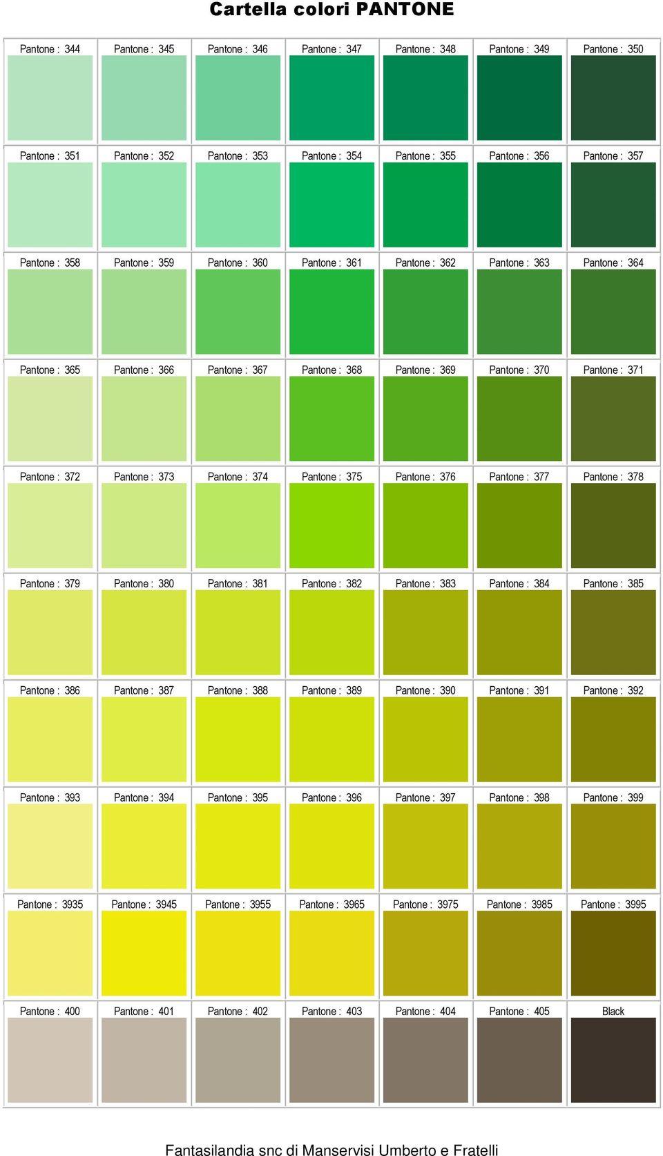 Pantone 390 Green and Grey Logo - Cartella colori PANTONE - PDF
