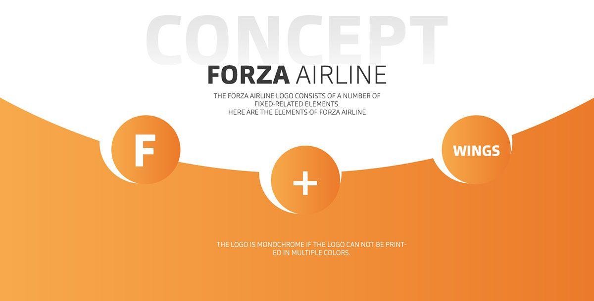 Orange Circle Airline Logo - F-Airline on Wacom Gallery