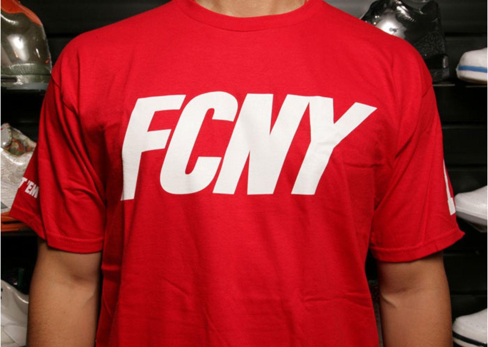 Flight Club NY Logo - Fcny Logo T Shirt - Flight Club - fcny088 - red/white | Flight Club