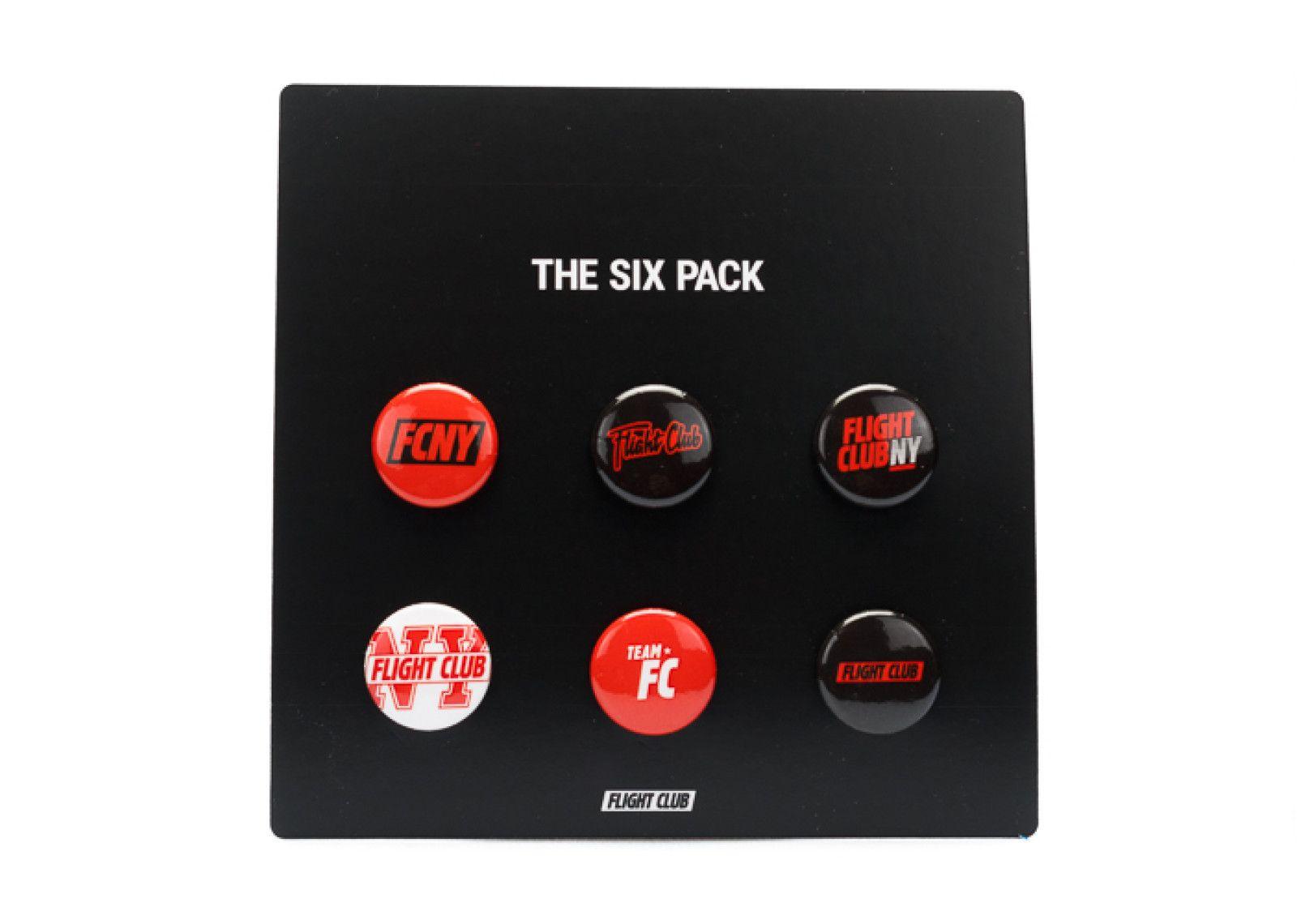 Flight Club NY Logo - The Six Pack Pin Set 