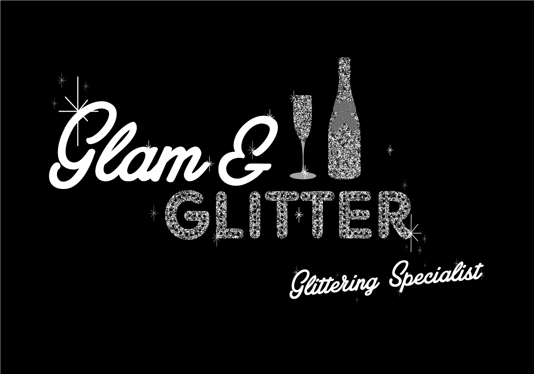 Glitter Graphics Logo - Logo design for glam & glitter glittering specialists | www ...