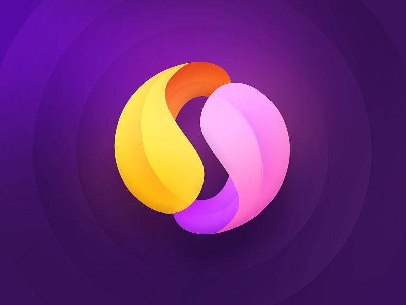 Purple Yellow Circle Logo - 10 Beautifully Colorful Logo Designs - 1stWebDesigner