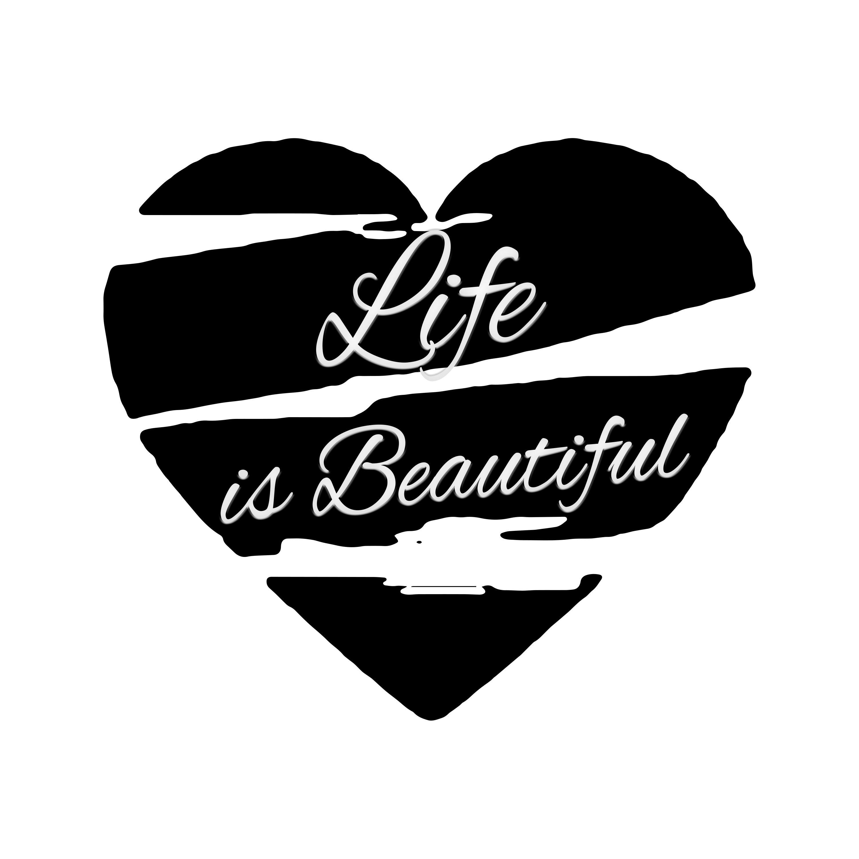 Beautiful Logo - madebypetedesigns.com. Life is Beautiful Logo