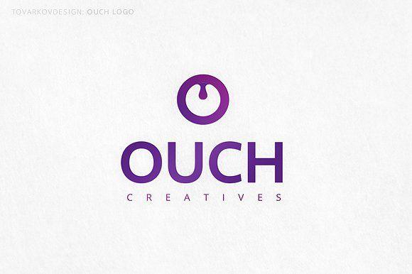 O Logo - Ouch Letter O Logo ~ Logo Templates ~ Creative Market