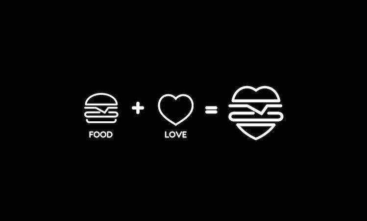 Black and White Food Logo - Creative Black and White Logo Designs for Inspiration