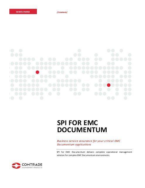 EMC Documentum Logo - WHITE PAPERSPI